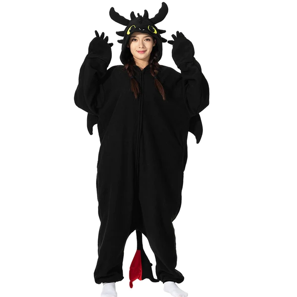Cartoon Toothless Onesie - Halloween Cosplay Costume - Image 6
