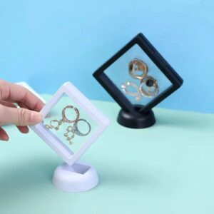 3D Floating Shadow Box Jewelry Display Stand