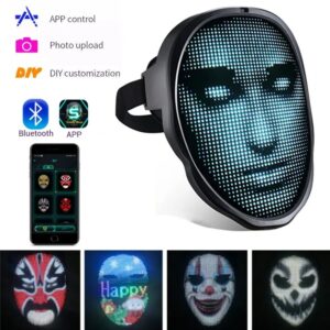 Bluetooth App Controls Intelligent LED Face Mask