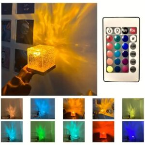Dynamic Water Ripple Night Light