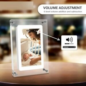 HD Digital Photo Frame with IPS Screen and Speaker